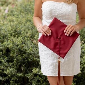 Princess Polly White strapless dress